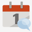 calendar,speech,bubble