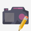 camera,pencil