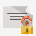 certificate,lock
