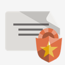 certificate,shield