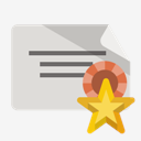certificate,star
