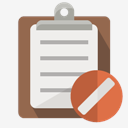 clipboard,cancel