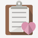 clipboard,heart