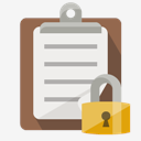 clipboard,lock