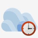 cloud,clock