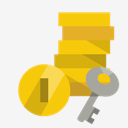coins,key